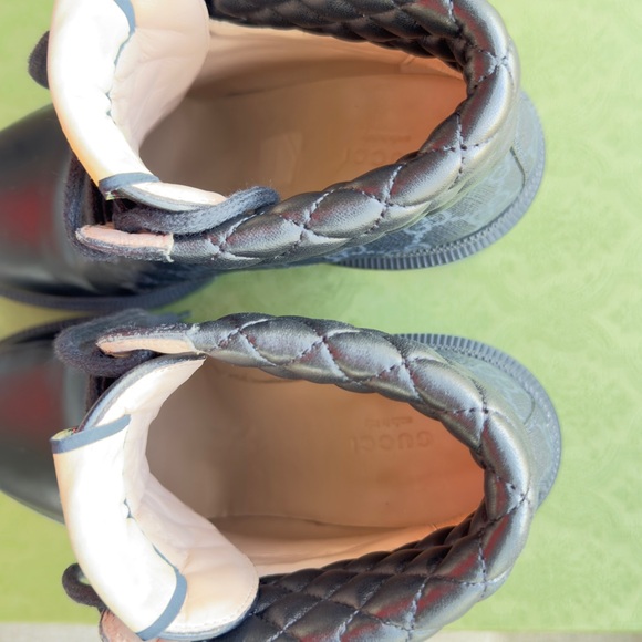 Gucci Apollo GG Supreme Samoa quilted combat boots - Picture 11 of 11